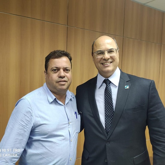 Prefeito Luciano com o governador Wilson