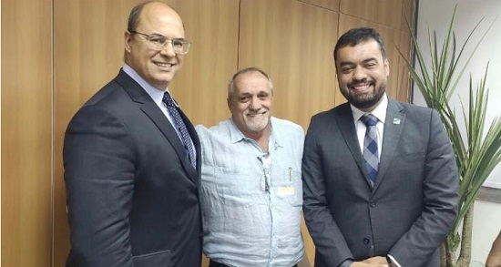 Prefeito Antonio Gonçalves, governador Wilson e Claudio