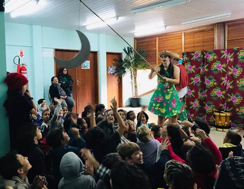 Zé da Luz na Escola