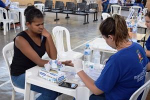 Testes Rápidos também foram bastante procurados durante a Ação de Saúde