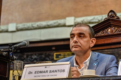 secretário de Estado de Saúde, Edmar Santos