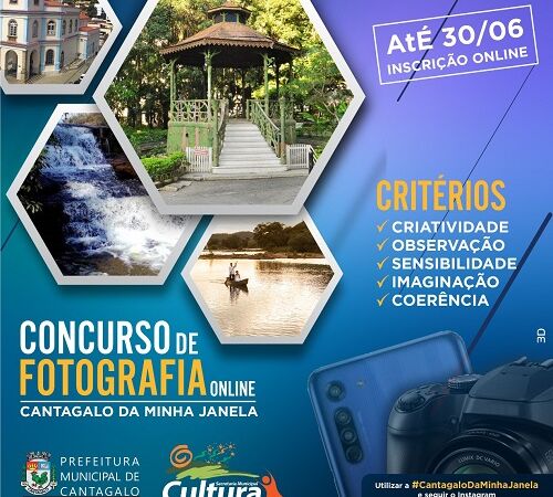 Concurso municipal de fotografia em Cantagalo