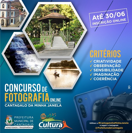 Concurso municipal de fotografia em Cantagalo