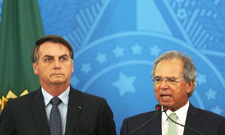 Bolsonaro e Paulo Guedes