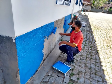 Prefeitura promove obras de manutenção e reforma na Escola municipalizada Doutor Elias