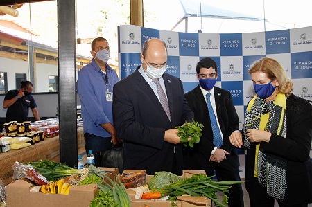 O governador Wilson Witzel esteve reunido com agricultores no dia 09 de julho, em Nova Friburgo