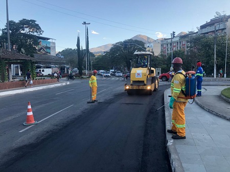 Obras na avenida de Nova Friburgo estão concluidas