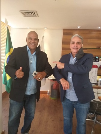 Geraldo Carvalho tem encontro com presidente da Alerj, Andre Cecciliano