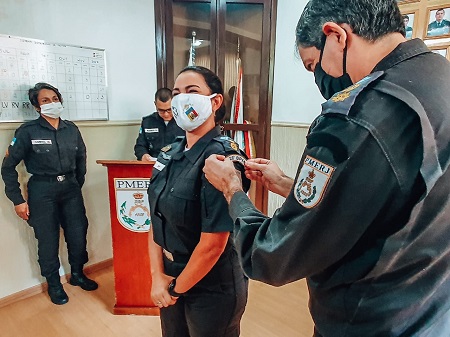 Mulher assume pela primeira vez comando de Batalhão de Polícia