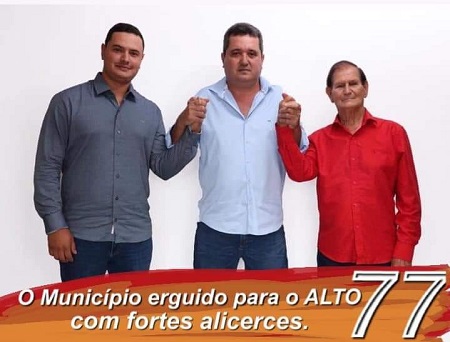 Afim Rodrigues e Nicomedes Latini, com apoio do atual prefeito Tavinho