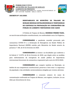 Decreto Municipal nº 103/2020 - Pág. 1