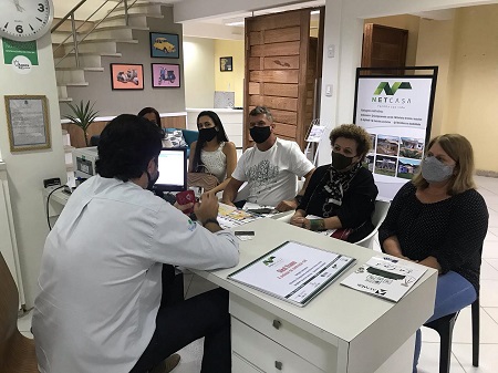 Empresários visitam loja da Almek Center em Boa Sorte