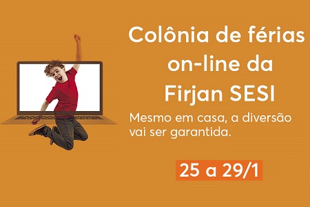 Colônia de Férias on-line da Firjan SESI