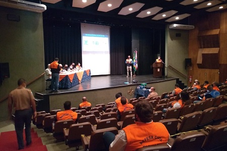 Os organizadores respeitaram todos os protocolos de segurança na reunião