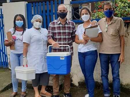 Equipe da Secretaria de Saúde saiu levando esperança aos idosos da cidade