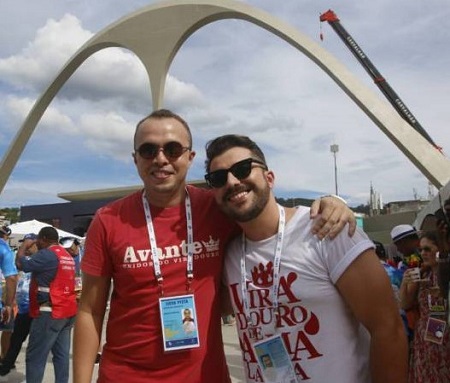 Marcus Ferreira e Tarcísio Zanon, carnavalescos da Viradouro