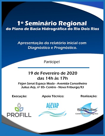 Seminário Regional do plano de Bacia Hidrográfica do Rio Dois Rios 