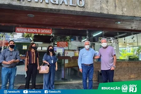 Secretário de Estado de Educação visita Cantagalo