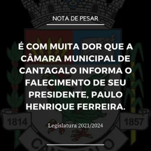 Paulinho Ferreira, presidente da Câmara de Cantagalo, morre de Covid-19