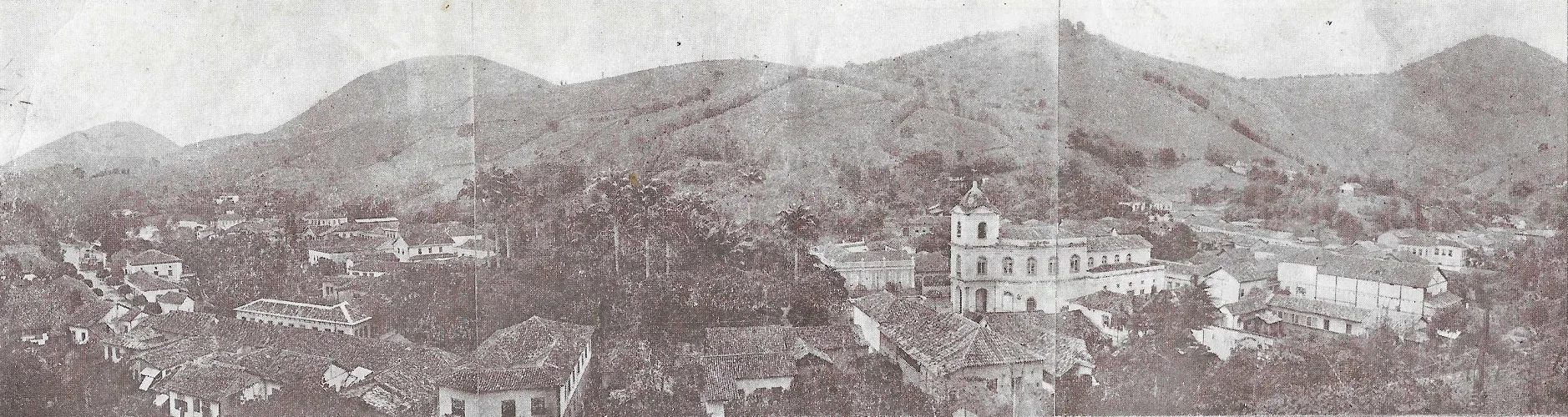 Vista da cidade de Cantagallo, em 1922