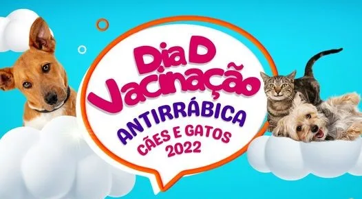 Campanha de vacinação animal antirrábica acontecerá neste sábado, em Cantagalo