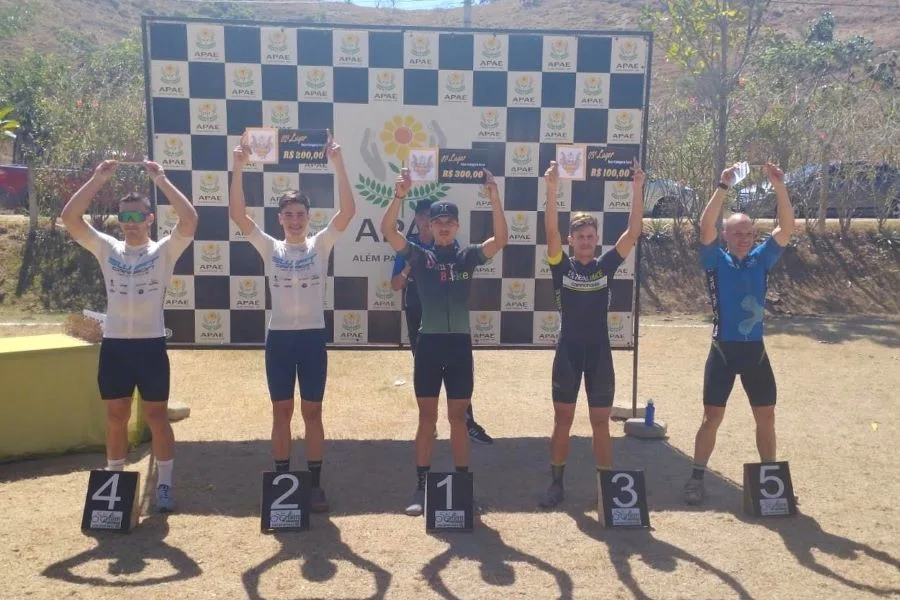 Atletas de Cantagalo participam da 4ª edição do evento ‘Apae Bike’, em Além Paraíba