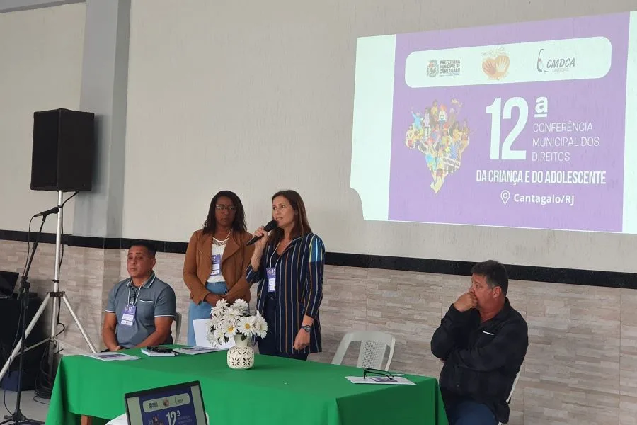 Conferência Municipal em Cantagalo debate Direitos da Criança e do Adolescente