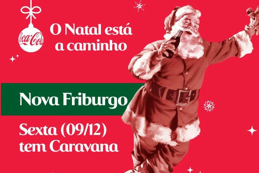 Caravana da Coca-Cola passa por Nova Friburgo nesta sexta, dia 9