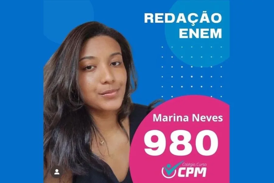 Estudante de Cantagalo tira 980 na redação do ENEM e conta método de estudo