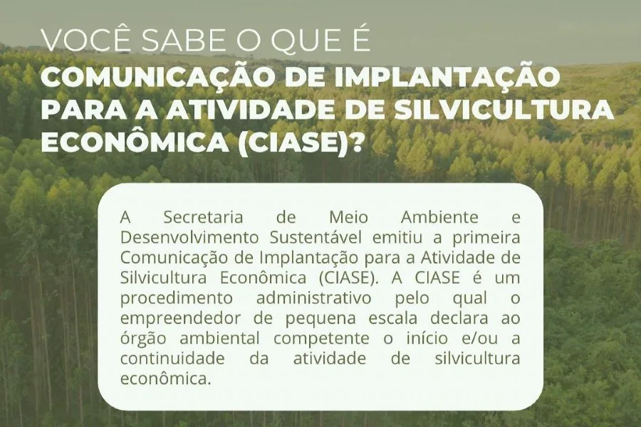 Comunicação de Implantação para a Atividade de Silvicultura Econômica é realizada em Cantagalo