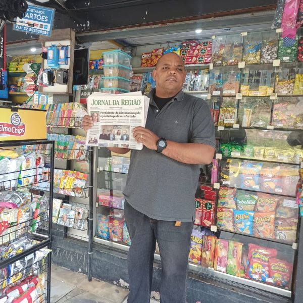 Na banca do distrito de Monnerat, você encontra o jornal toda semana