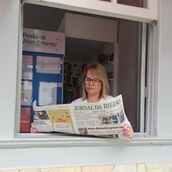 Na Loja da Elis, no centro da cidade de Duas Barras, tem o JORNAL DA REGIÃO