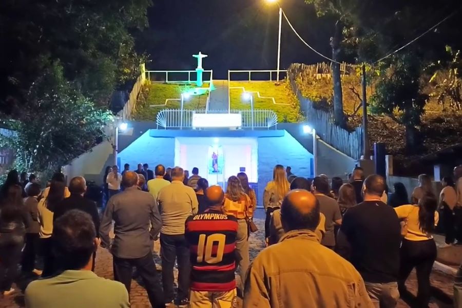 Prefeitura de Itaocara reinaugura Gruta de São Cristóvão em Laranjais