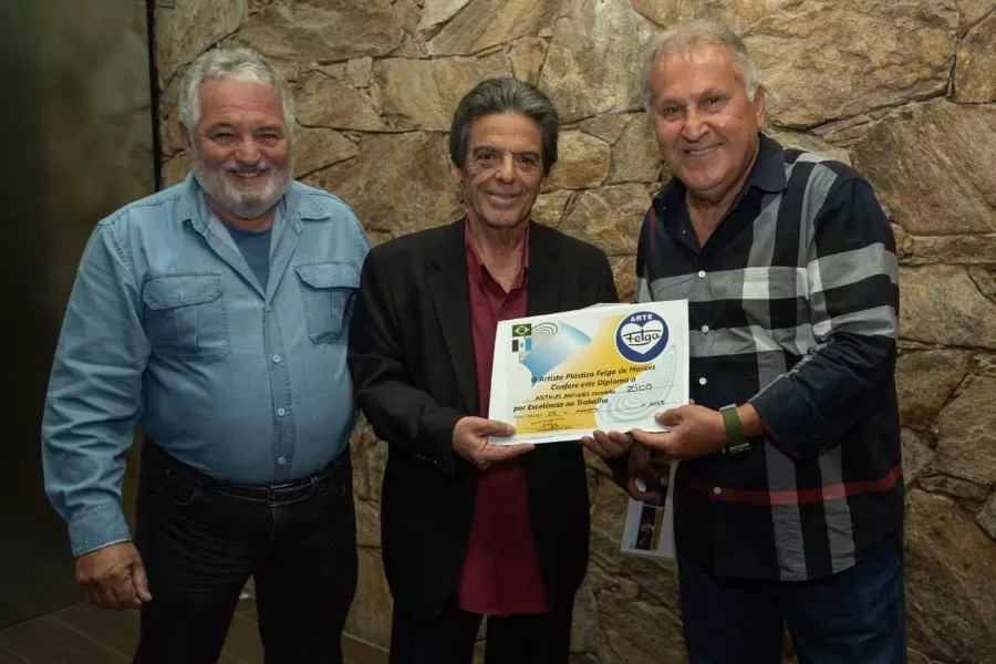 Zico recebe homenagens em Nova Friburgo