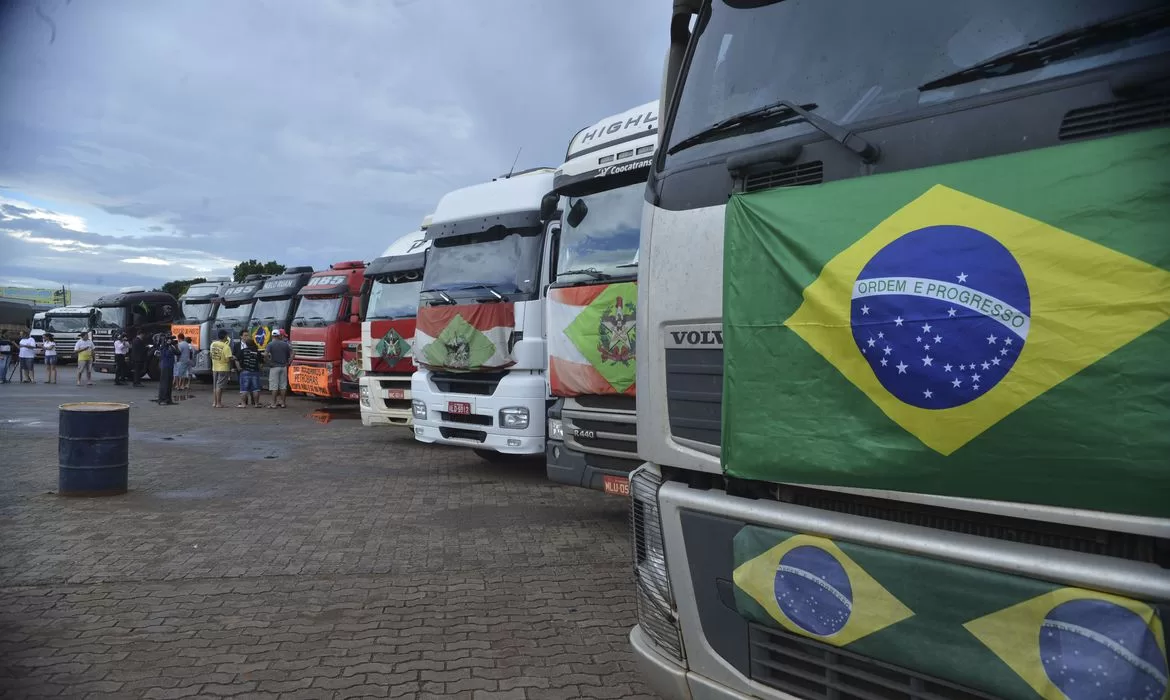 Caminhoneiros. Foto: Agência Brasil