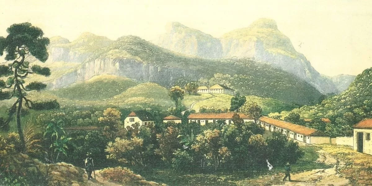 A colônia Nova Friburgo, em 1823, que abrigou colons suíços.