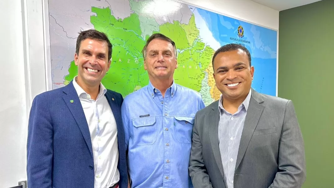 Luiz Lima e Welbert Pedro tem reunião crucial com o ex-presidente Bolsonaro