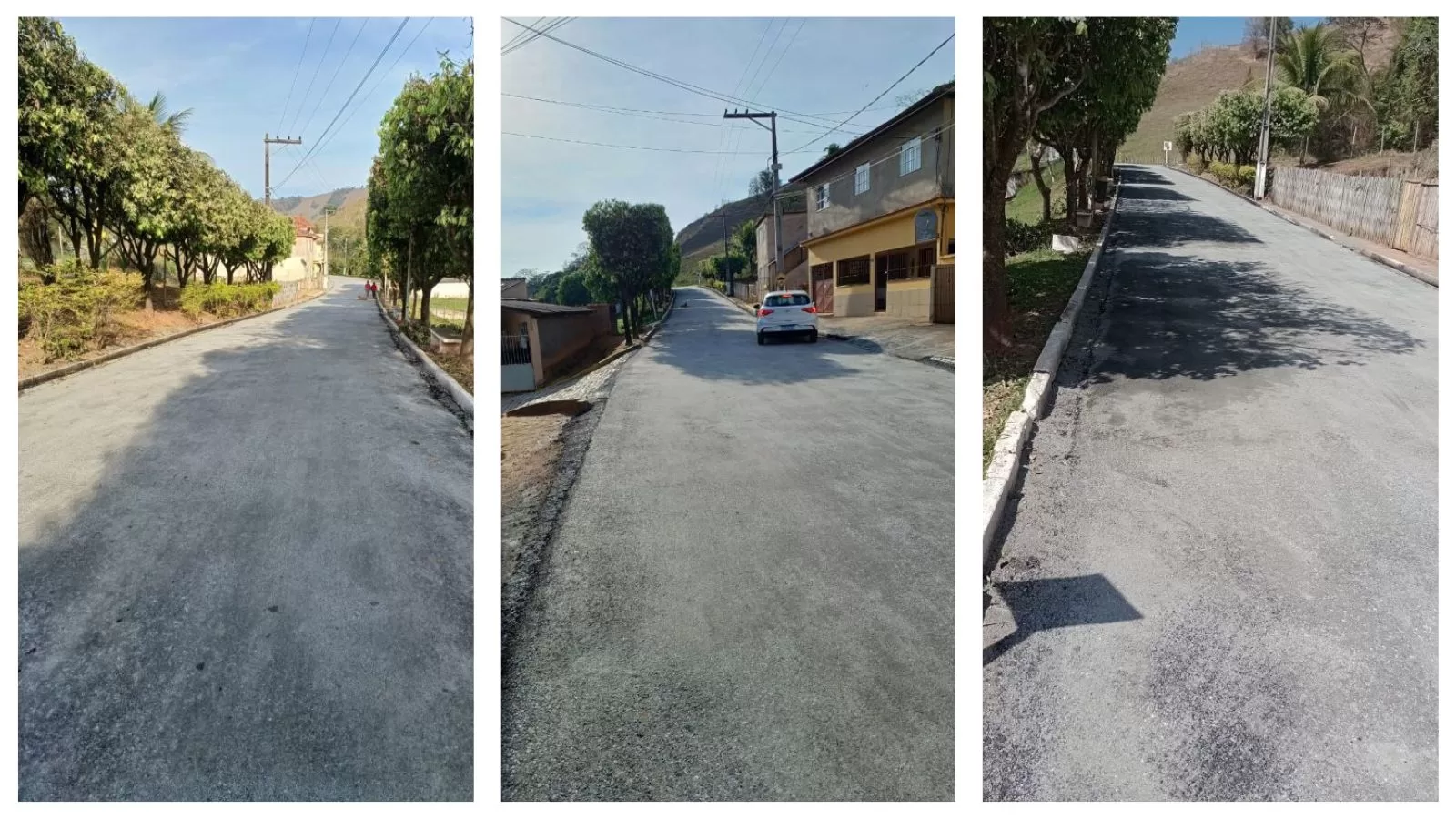 Prefeitura de Carmo realiza obras de recapeamento no distrito de Córrego da Prata