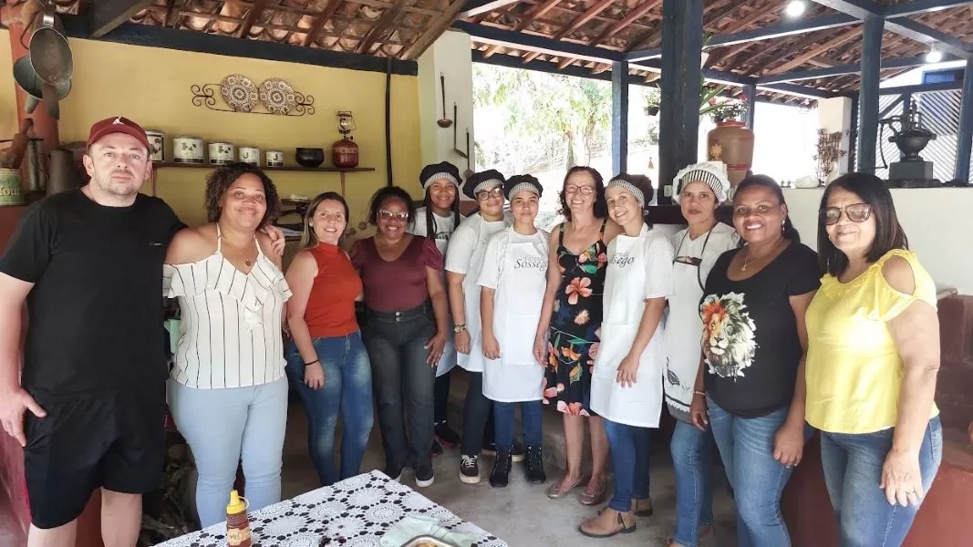 Terceira Idade de Macuco visita a Fazenda Sossego em Cantagalo