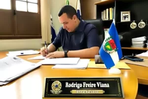 Rodrigo Viana, prefeito de Trajano de Moraes