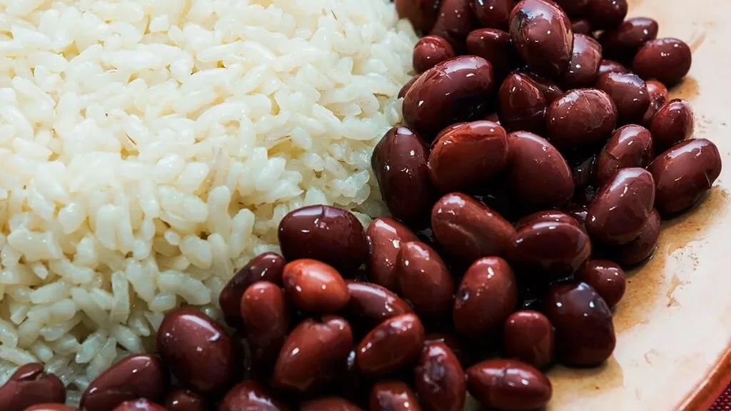 Arroz e feijão