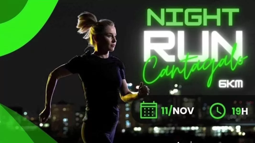 Cantagalo terá corrida noturna neste sábado, dia 11