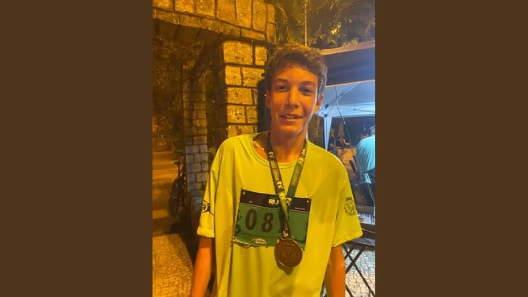 Jovem de Cantagalo se destaca no evento ‘Night Run’, realizado no município