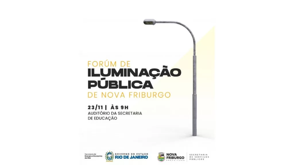 Prefeitura de Nova Friburgo realizará Primeiro Fórum de Iluminação Pública