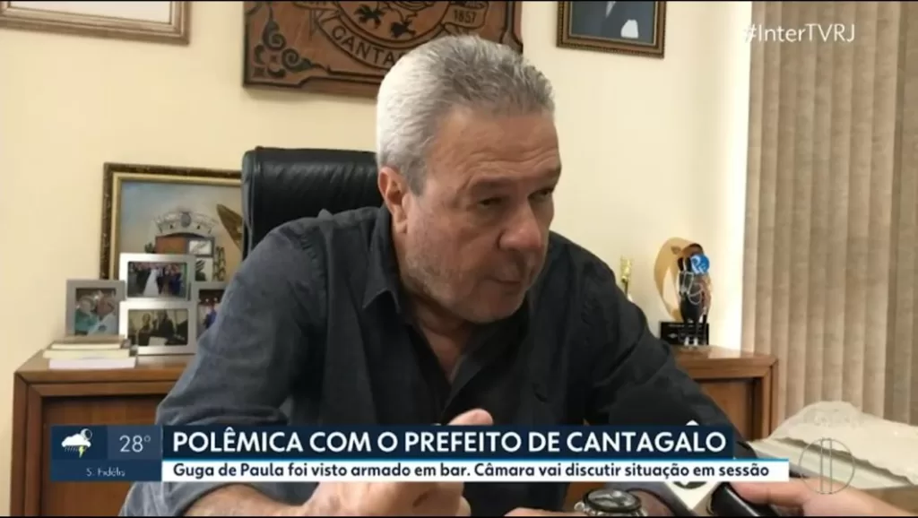 Vereadores de Cantagalo irão analisar processo contra Guga de Paula