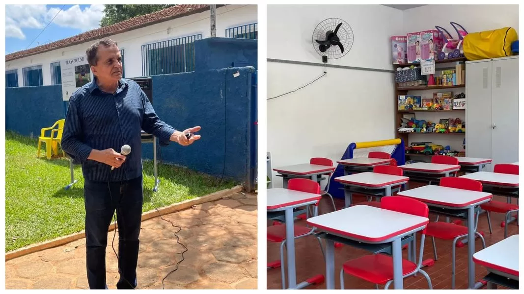 Prefeitura de Carmo realiza reformas na Escola José Fonseca de Oliveira, em Barra de São Francisco