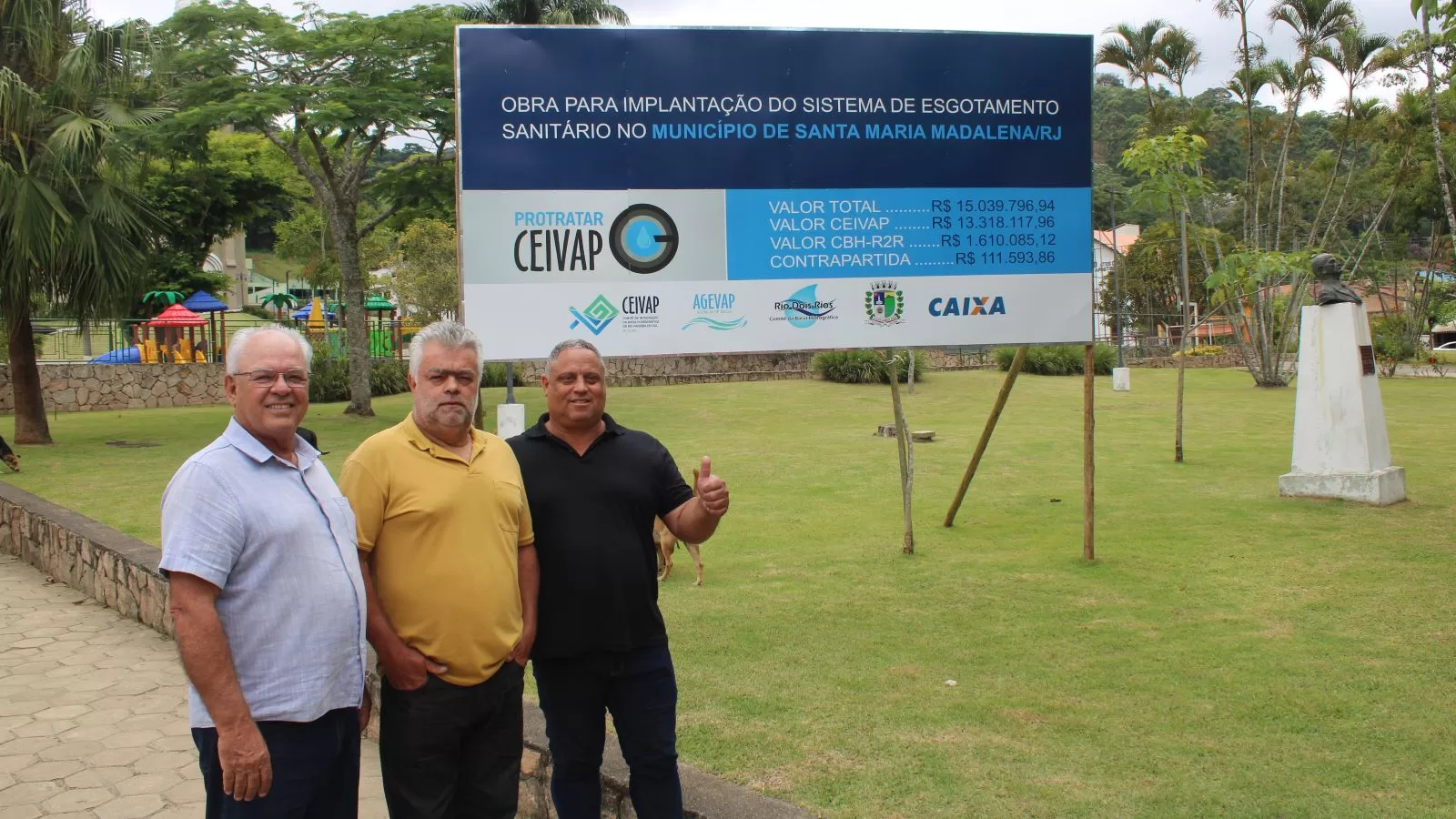 Santa Maria Madalena terá implantação de obras de esgotamento sanitário. Foto: Divulgação CBH-R2R/Agevap