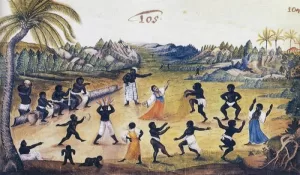“Cerimônia e dança de adivinhação”, pintura de Zacharias Wagener, de 1630