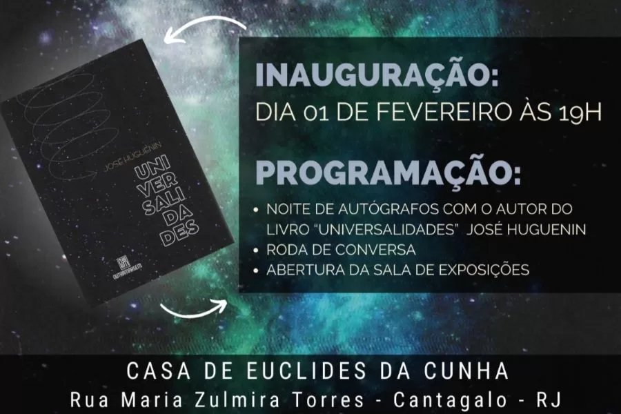 Casa de Euclides da Cunha, em Cantagalo, irá sediar exposição temporária ‘Universalidades’