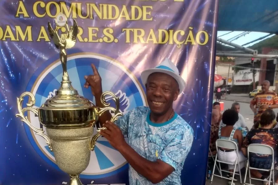 Músico friburguense participou do carnaval da Escola de Samba Tradição no Rio de Janeiro